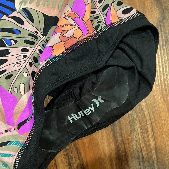 Hurley Max Palm Paradise Long Sleeve Rash Vest Bodysuit - Picture 11 of 15